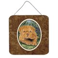 Micasa Dogue De Bordeaux Aluminium Metal Wall Or Door Hanging Prints 6 x 6 In. MI236179